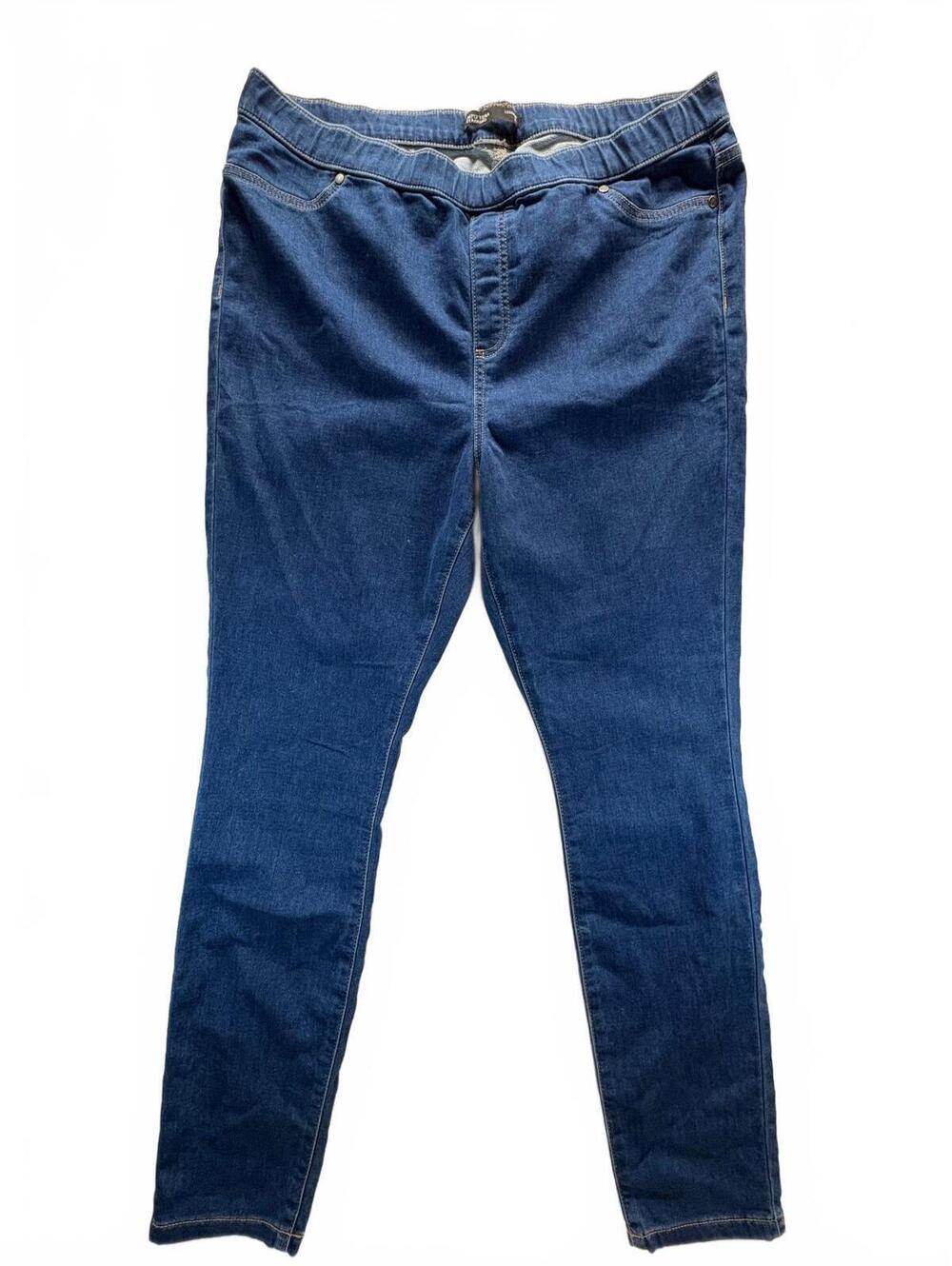 Simply Vera Vera Wang Women’s XL Leggings Pull-On Skinny Jeans Blue Stretch Deni